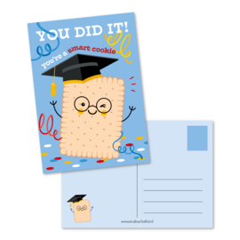 Kaart A6 | you did it! you're a smart cookie