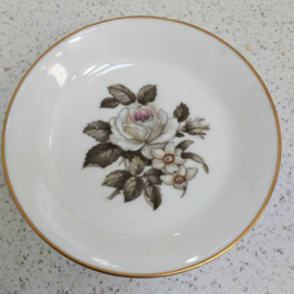 Royal Worcester white rose Onderzetter