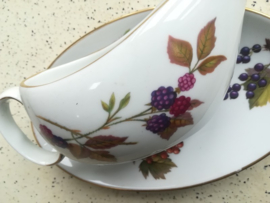 Royal Worcester - Evesham Gold - sauskom en onderbord