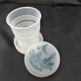 Souvenir Lourdes - Drinkglas voor het heilige water - modern