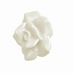 Deurknop witte roos  Ø 5 cm