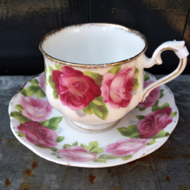 Royal Albert Old English Rose  Kop en schotel - Heren Model