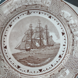 Wedgwood wandbord The American Sailing Ships