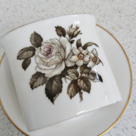 Royal Worcester white rose tandenstoker bakje