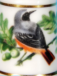 Vingerhoed - Franklin Mint - Tuinvogels - Gekraagde Roodstaart