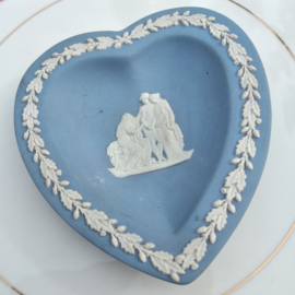 Wedgwood Jasper Blue asbak hartvorm