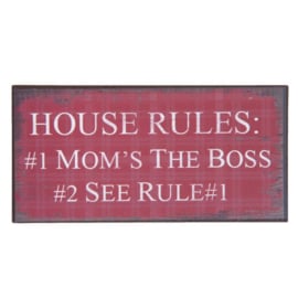 Koelkastmagneet House Rules