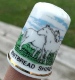 Vingerhoed - Bone China - Souvenir - Whitbread Shires