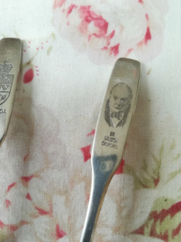 Oneida LTD Silversmith Verzamellepel Sir Winston Churchill