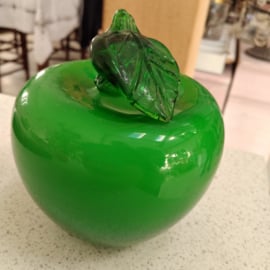 Glas - appel groen - hoogte 11 cm