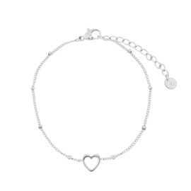 Lots of Love open hart armband