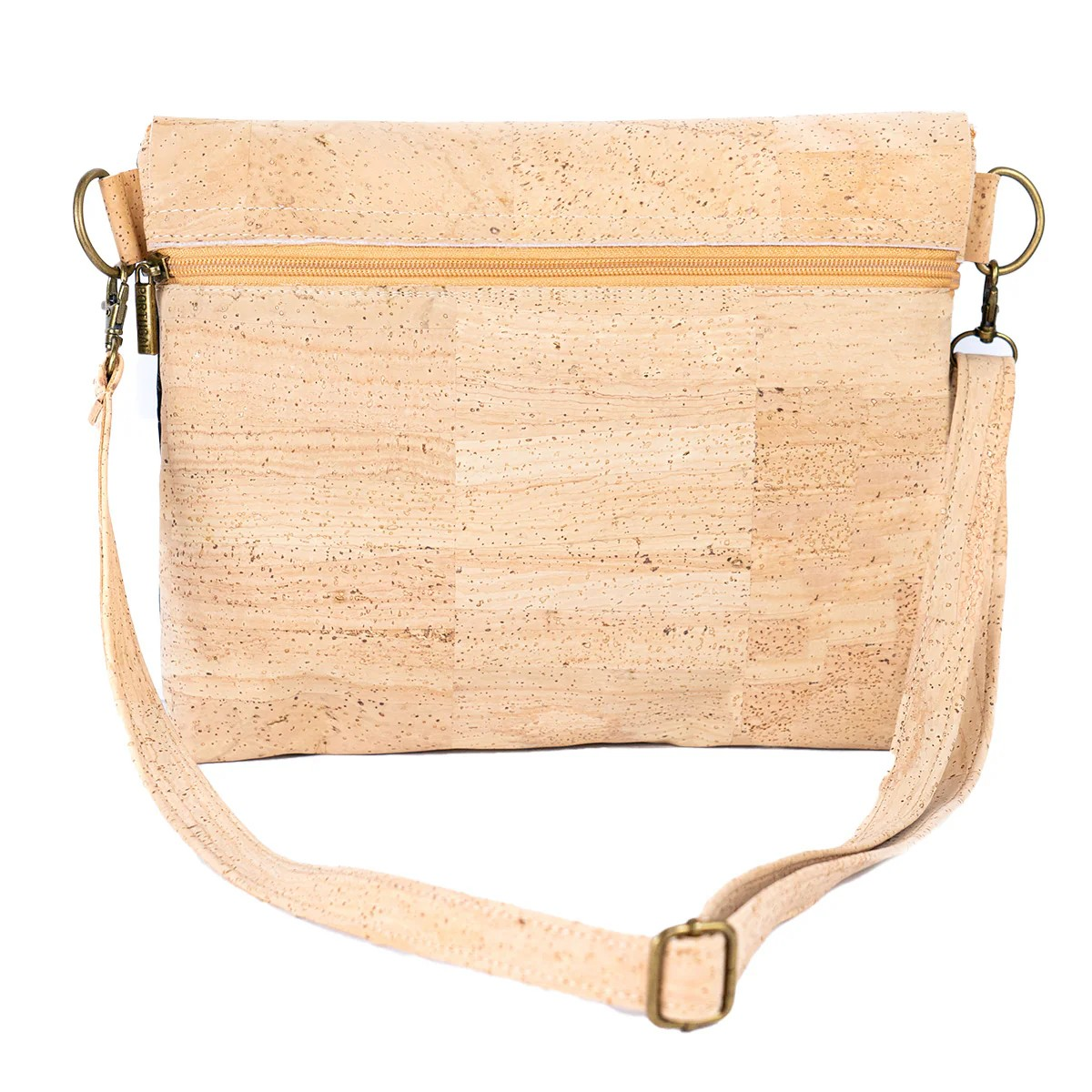Kurken Crossbody Schoudertas met Magnetische Flap Sluiting