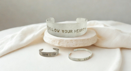 Persoonlijke aluminium armband