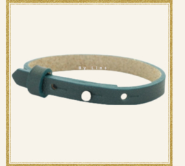 Cuoio armband bos groen
