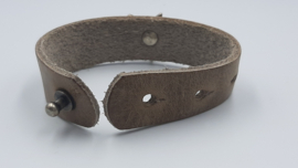 Leren armband met ster