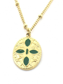 Gouden ketting met charm