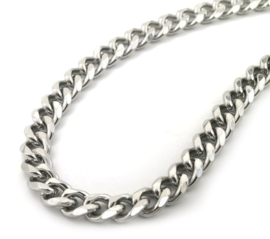 Zilveren schakelkettingen 10mm