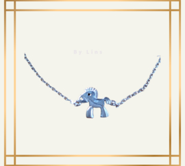 Horse armband 925 steriling zilver