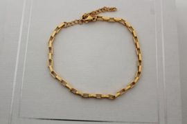 Armband rechthoek schakel