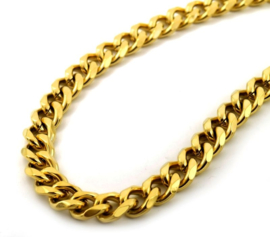 Gouden schakelkettingen 10mm