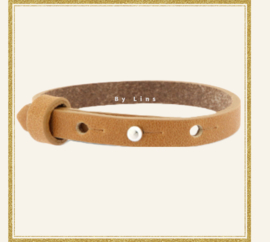 Cuoio armband koper bruin