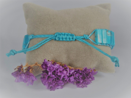 Turquoise gemeleerd natuurstenen tubes