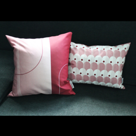 Kussen hoes Bows Roze Cherise
