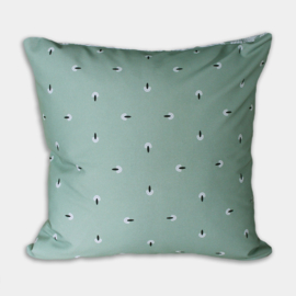 Kussen hoes Art Deco Shells Groen