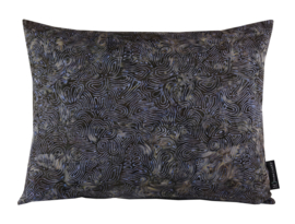 181. Kussen Batik cotton Dark Blue 50x40