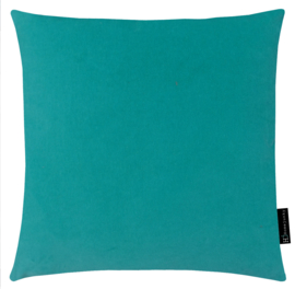 Kussen velours turquoise 5856 45x45