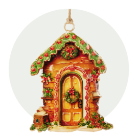 24 Hangdeco Christmas cookies 8-assorti