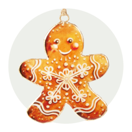 24 Hangdeco Christmas cookies 8-assorti