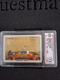 Walt Disney - Impel Disney - Graded Card Mickey Mouse & Donald Duck  - 1982