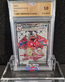OBSIDIAN FLAMES - Pokémon - Graded Card UCG 10 - Charizard EX Full Art - 215/197 - one of the first in the world - 2023