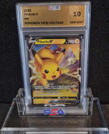 Pikachu V 043/185 Vivid Voltage Pokemon Card - UCG 10 - GEM MINT