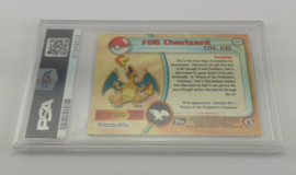 Vintage 1999 Topps pokemon T.V. Charizard#6- PSA 4- VG-EX Foil *** Prijs-Topper.nl