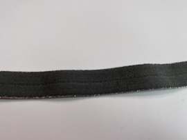 Hair tie / armband zilver grijs