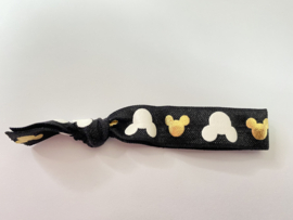 Hair tie / armband zwart micky