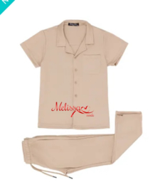 'Vincent ' Jongens blouse Setje Crème .