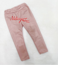 Lederlook Legging Roze