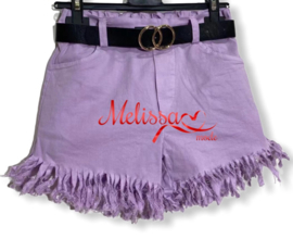 'Cindy' Meisjes Hotpants Lila.