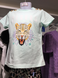 ‘Tijger ‘ T-shirt licht groen.