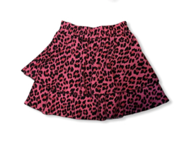 Tijgerprint rok rood.