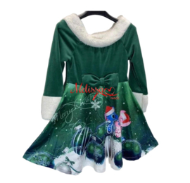 ' Nowel ' meisjes Dress groen.