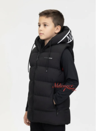 i-con jongens bodywarmer zwart.