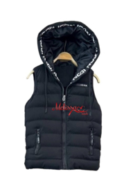 i-con jongens bodywarmer zwart.
