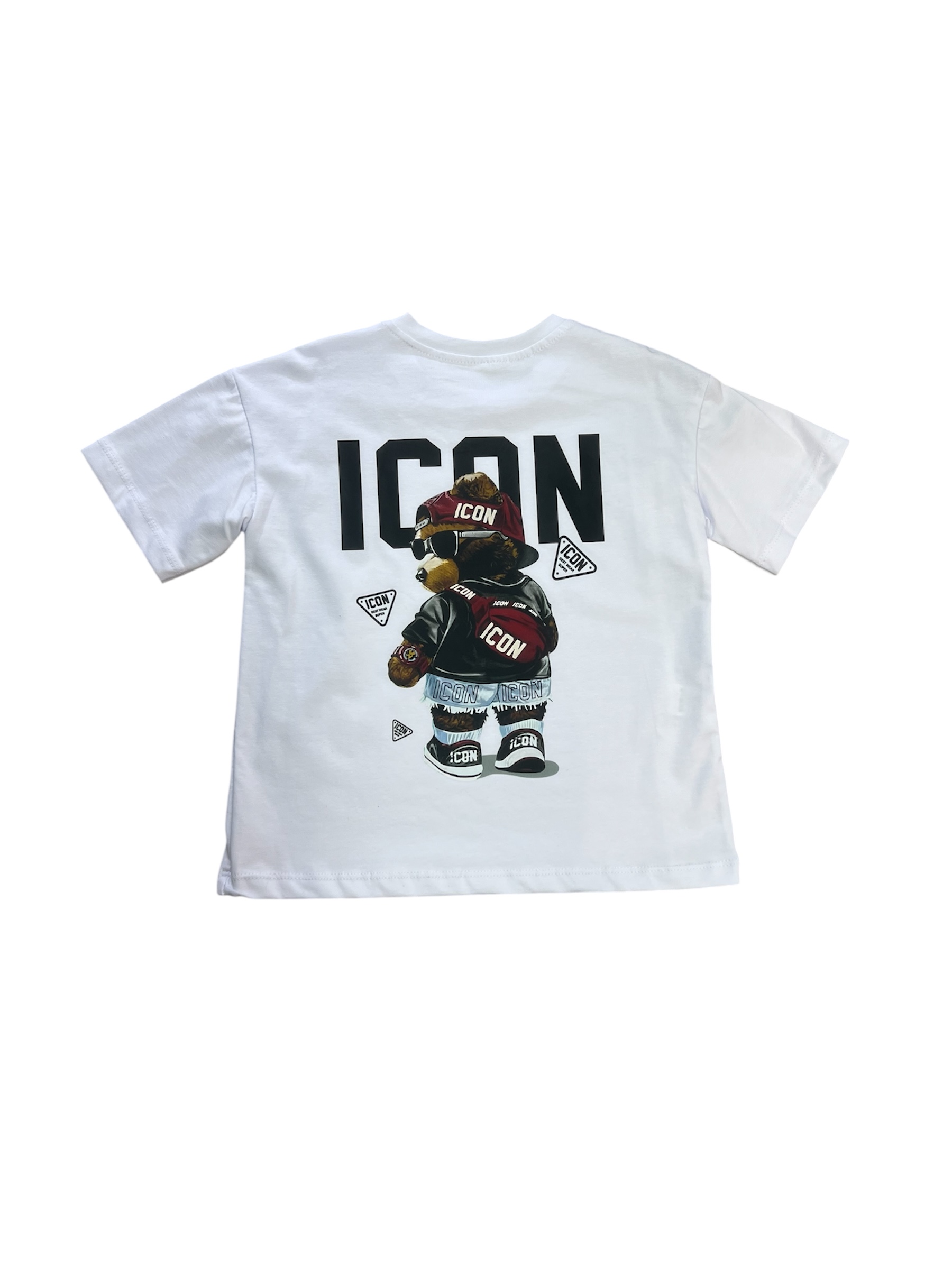 ‘Bear ‘ jongens T-shirt Crème.