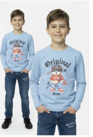 'I-Con ' Tweedelige Jongens Setje Blauw .