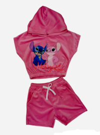 'Sitch' baby setje roze.