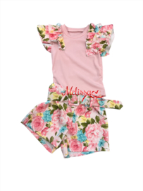 ‘ Jutta ‘ meisjes setje Roze.